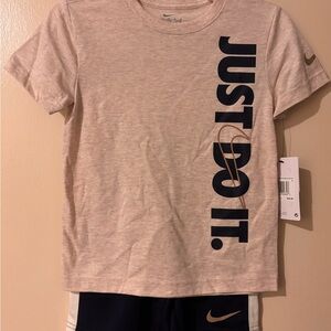 Nike Kids Tan Just Do It Tee